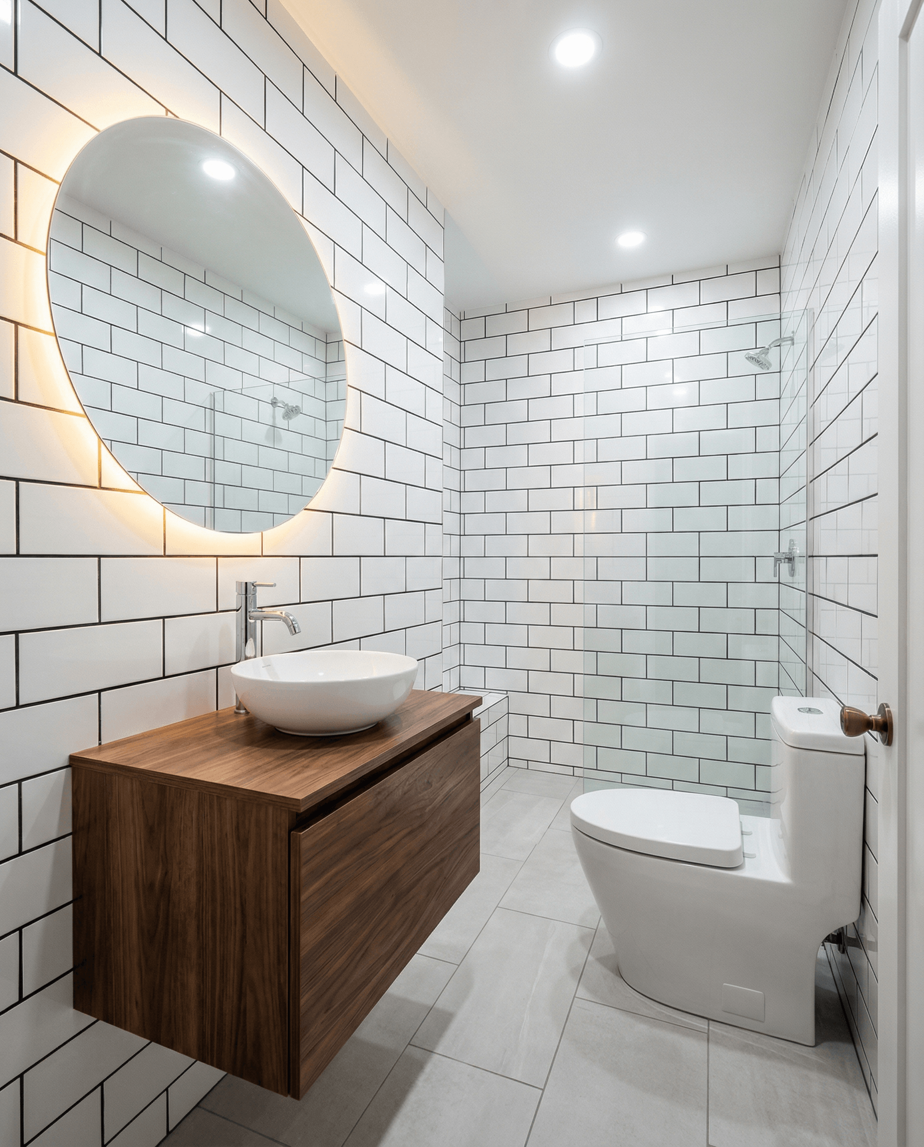 Small Bathroom After Renovation - TB Construction FL